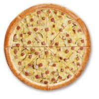 Пицца с курицей и ветчиной 30 см 650г