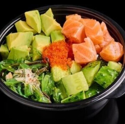 Поке с лососем