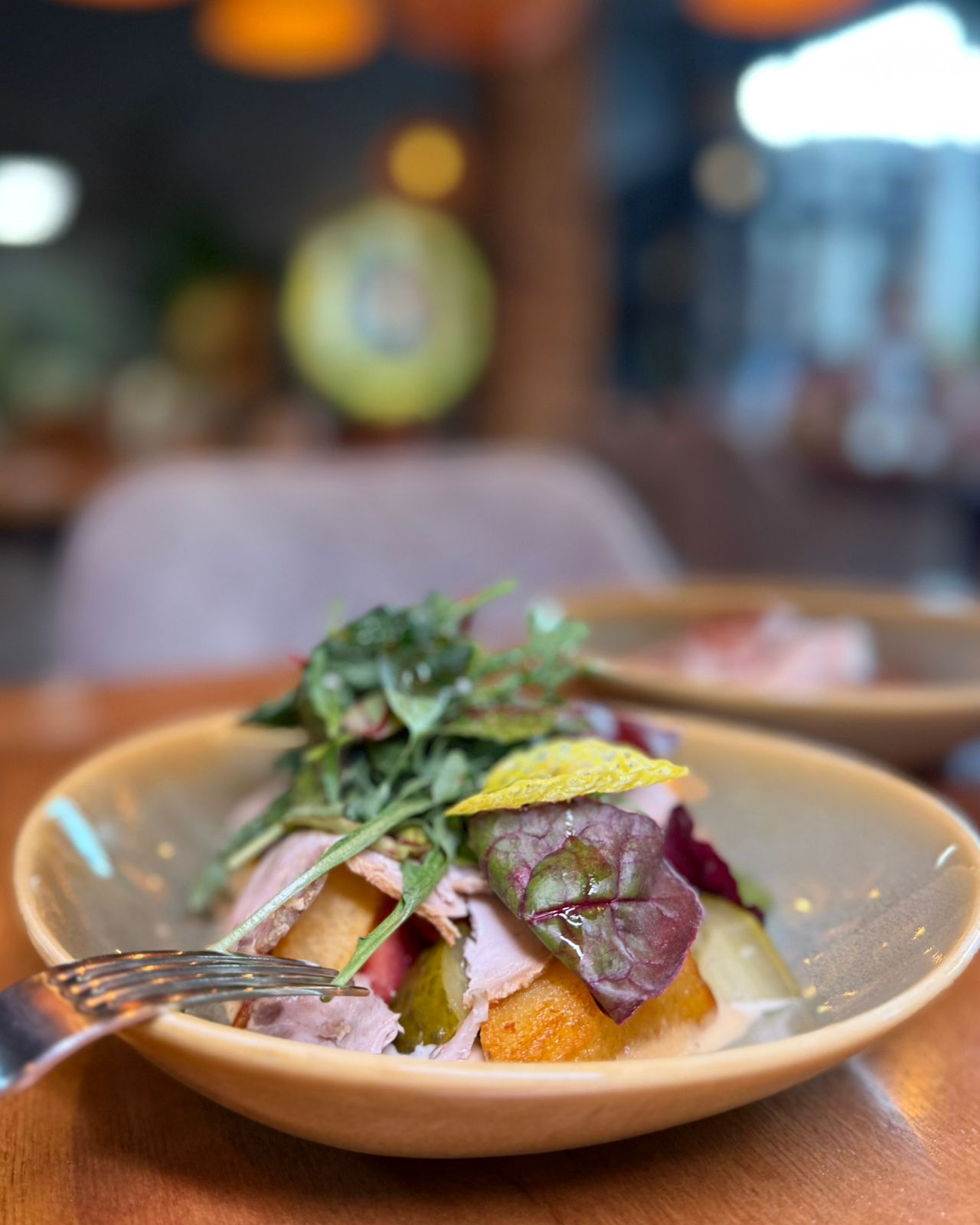 Салат из свинины