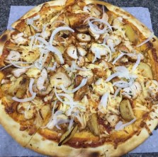 Пицца шашлычная с курицей