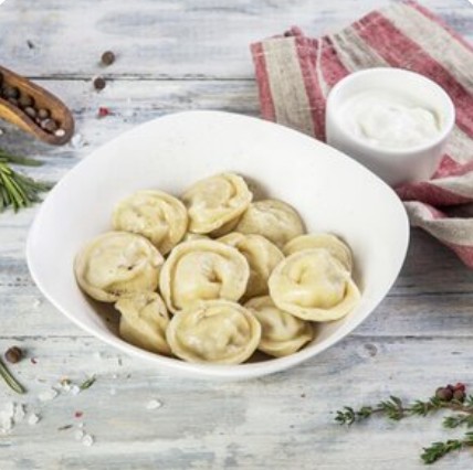 Пельмени с курицей