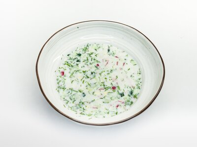 Окрошка на тане