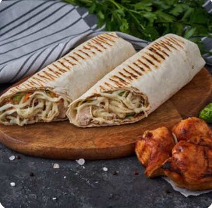 Шаверма сырная XXL с шашлыком из курицы