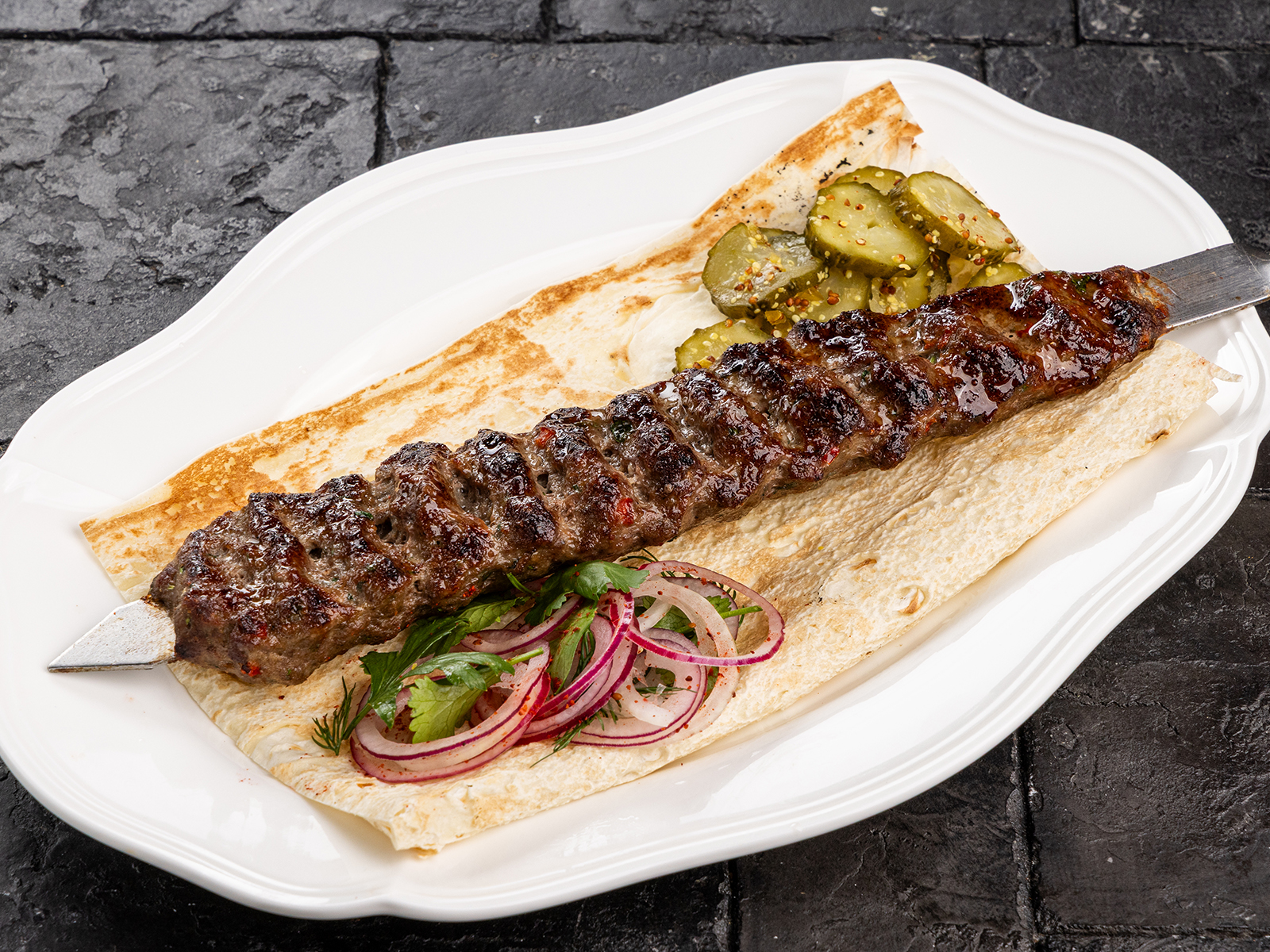 Кебаб из баранины по-самаркандски