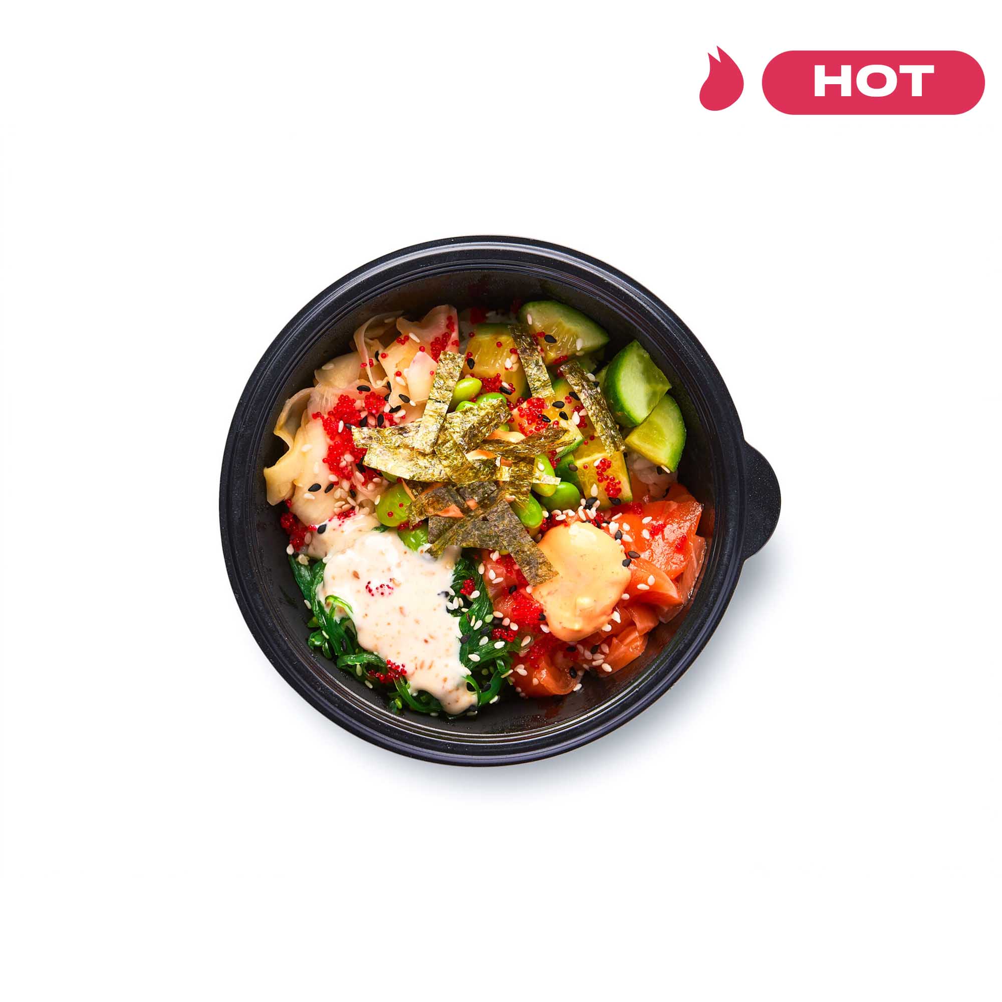 Поке с лососем