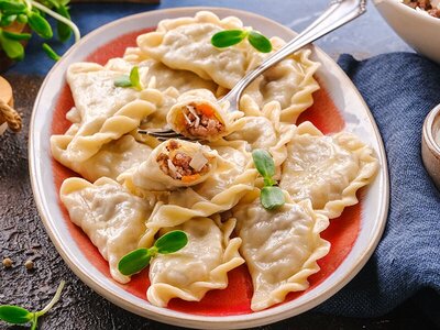 Вареники с капустой