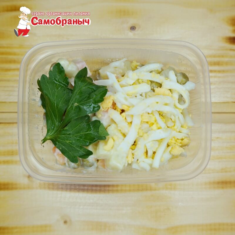 Оливье с языком 150гр.