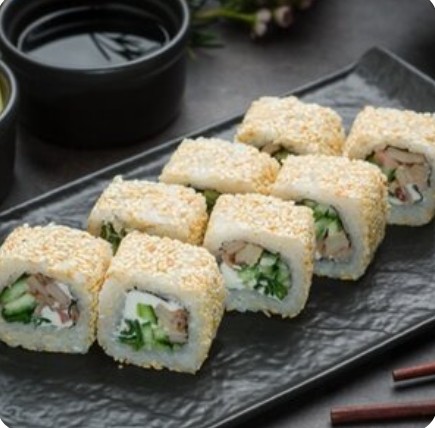 Ролл Сливочный кальмар