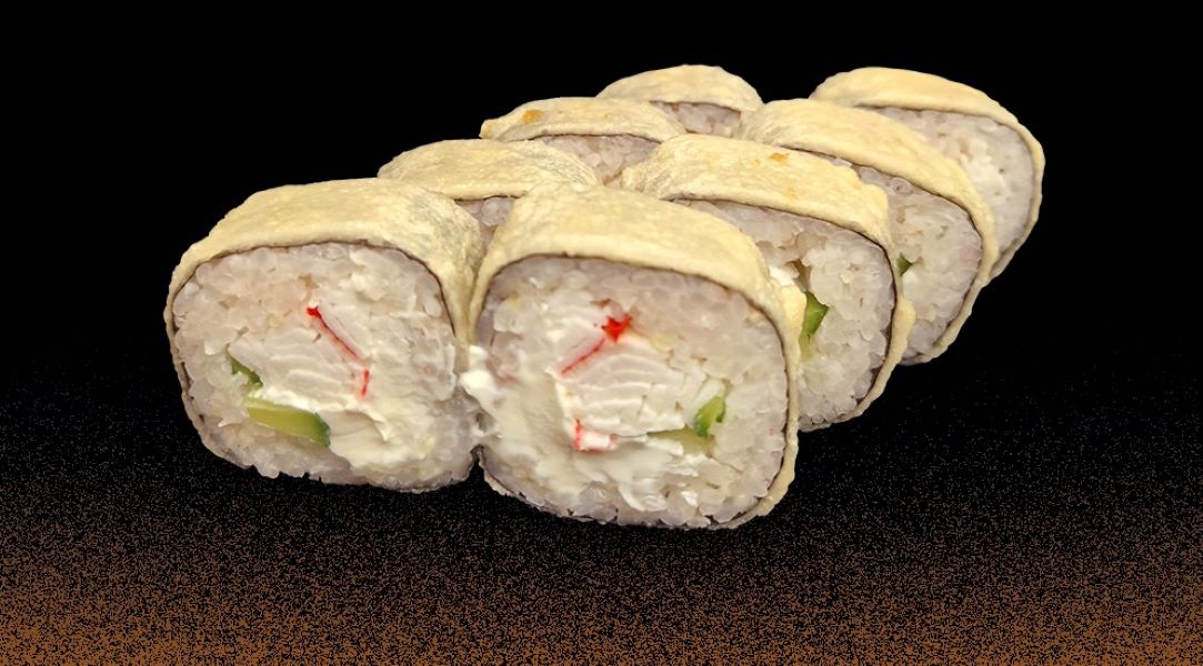 Жареный с крабом