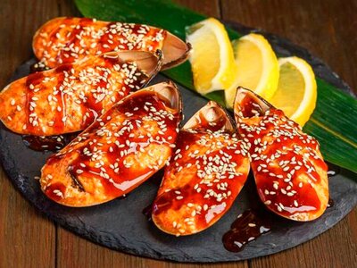 Запеченная мидии Гигант