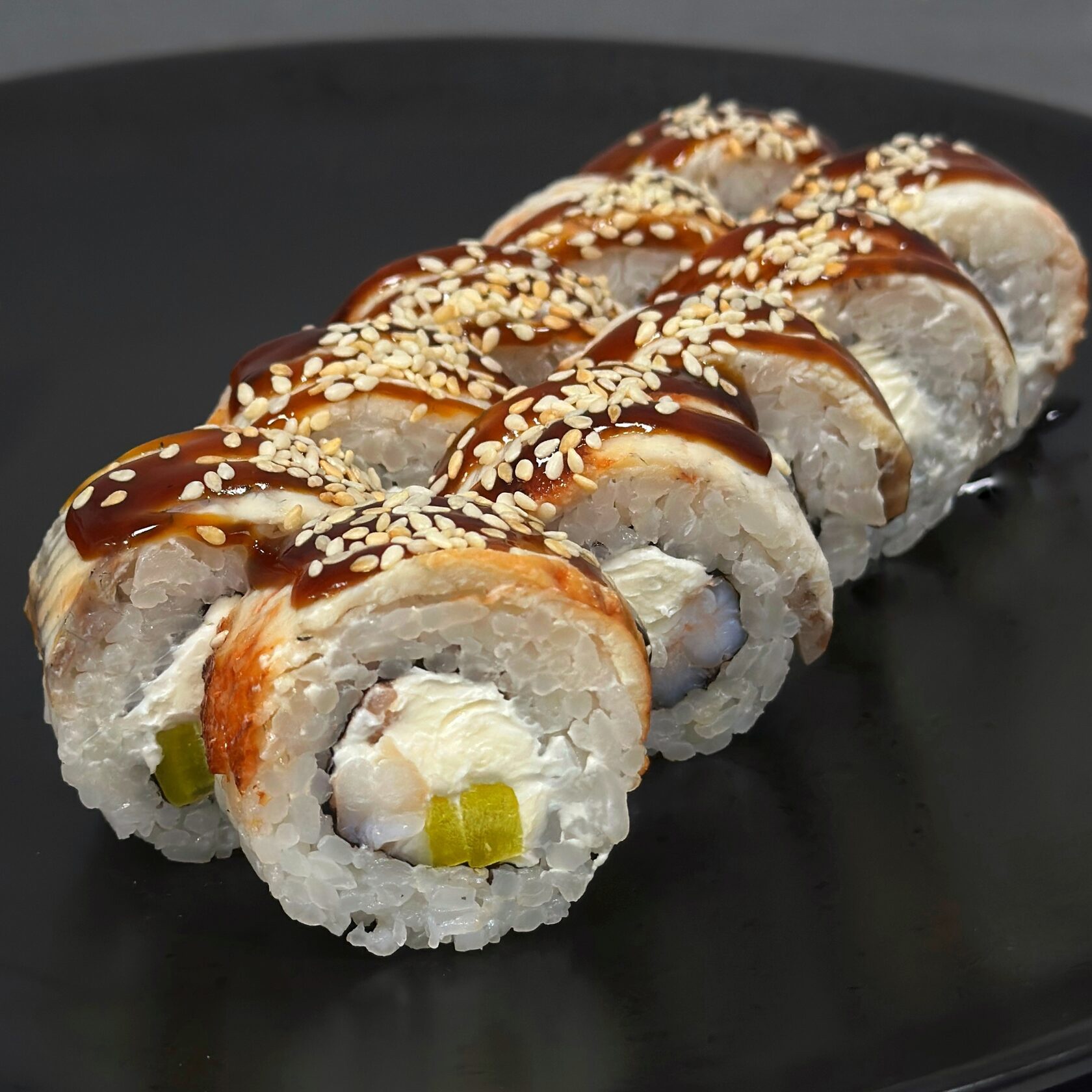 Дракон с креветкой