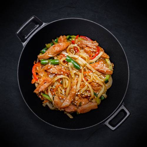 Wok с цыпленком гриль M