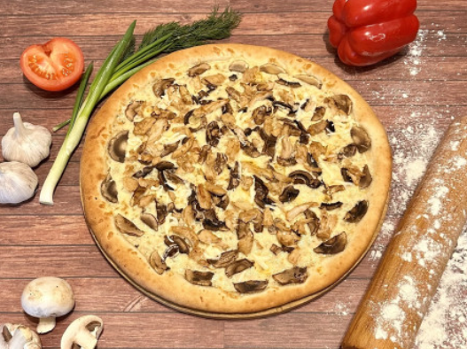 Пицца «Грибная с курицей» 33 см