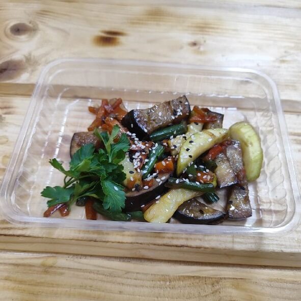 Овощи в соевом соусе