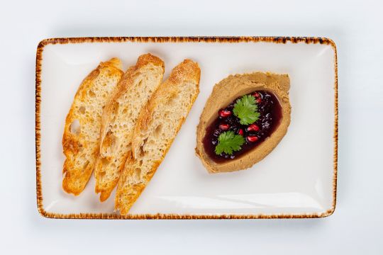 Паштет из печени цыплёнка с луковым мармеладом