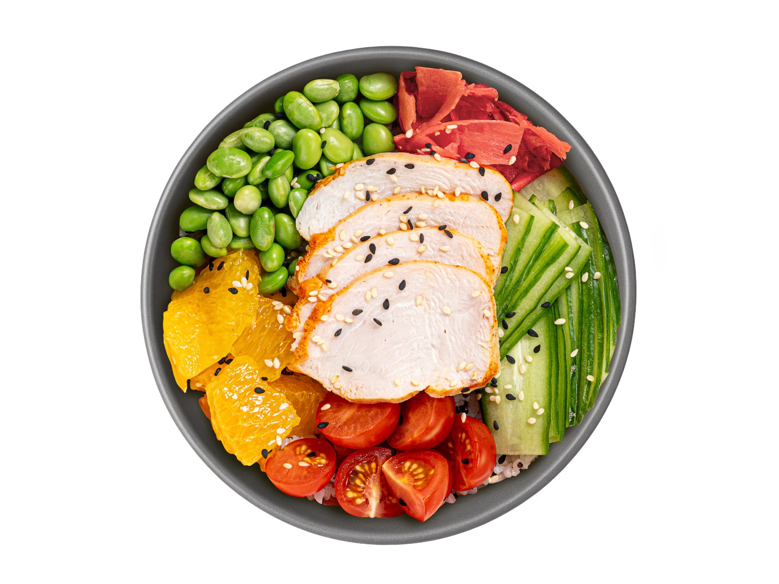 Поке боул чикен