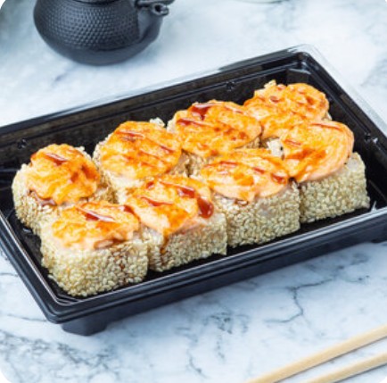 Запечённый ролл Краб Яки