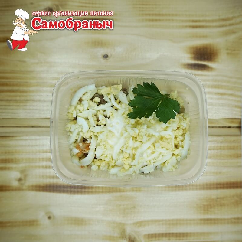 Салат из печени 100гр.