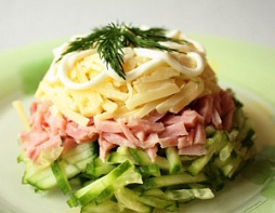 Коктейль с ветчиной и сыром