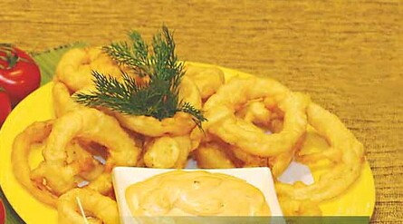 Луковые колечки в кляре