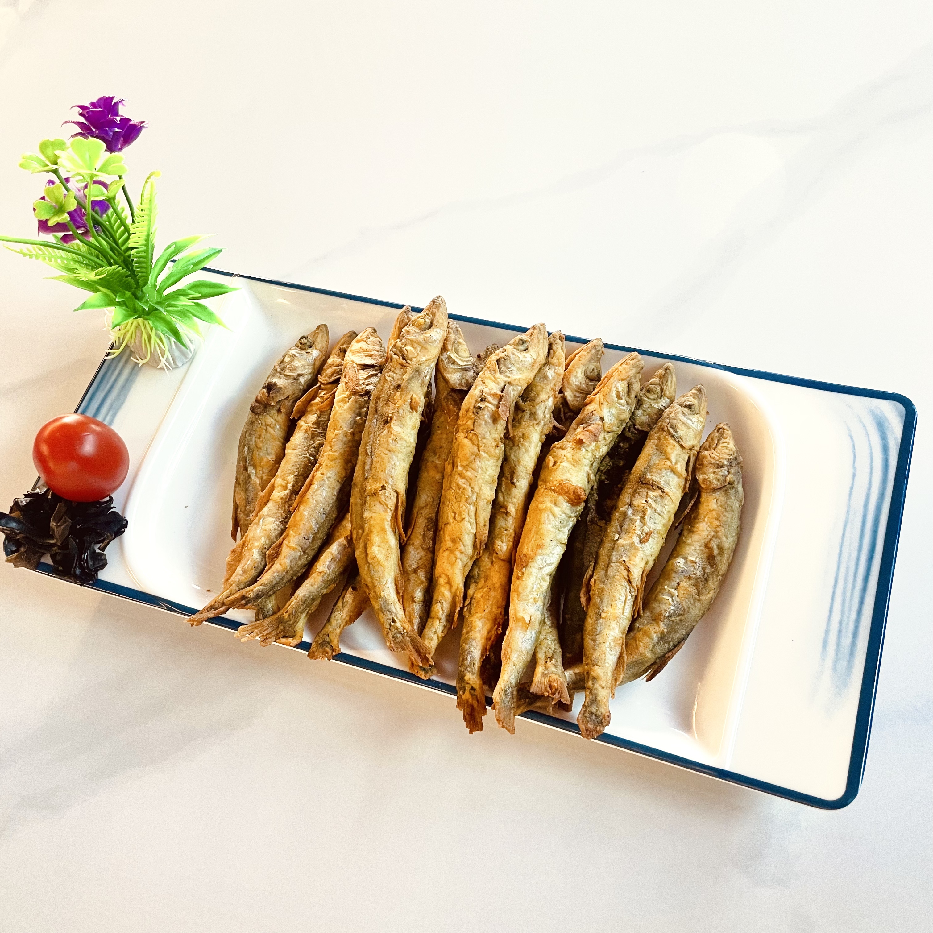 H-34 炸多春鱼 Жареная мойва (400 гр) 16шт