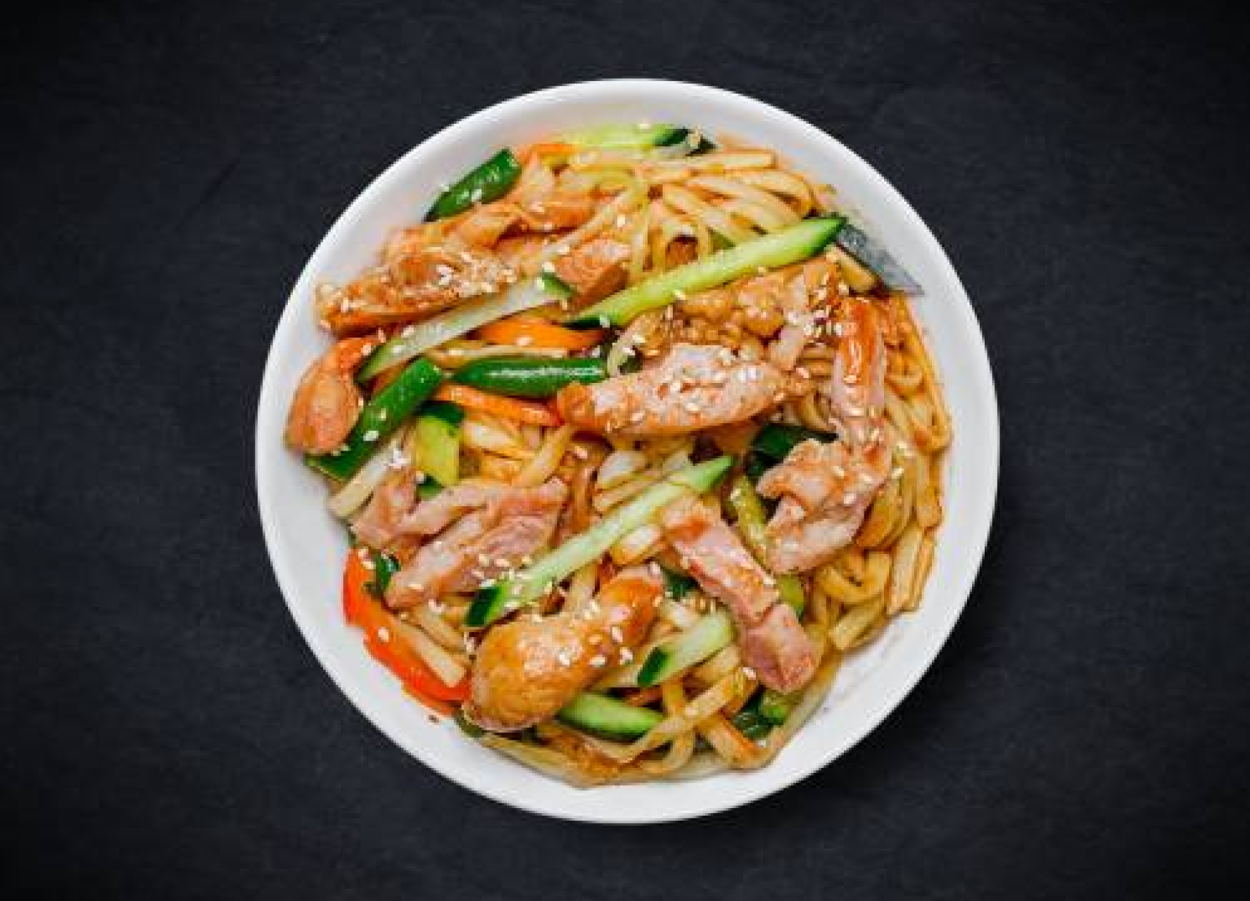 Wok с цыпленком гриль M