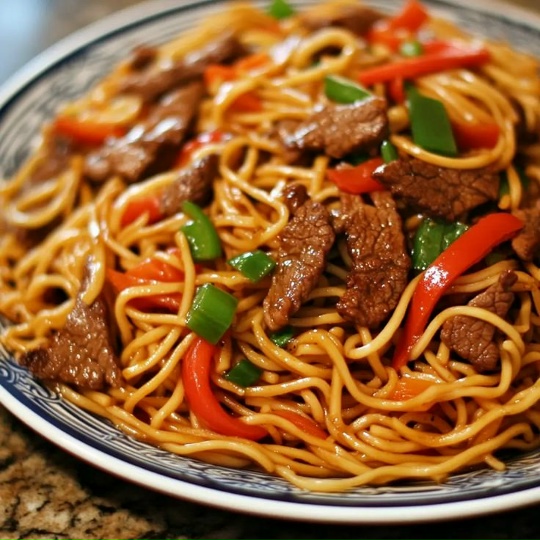 WOK- Лагман со свининой.