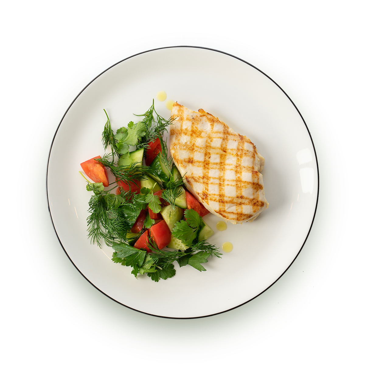 Куриное филе с овощами