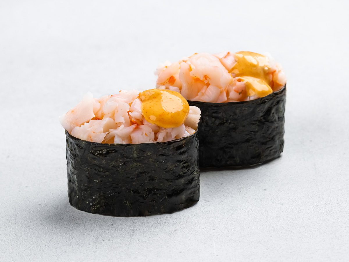 Гункан с креветкой