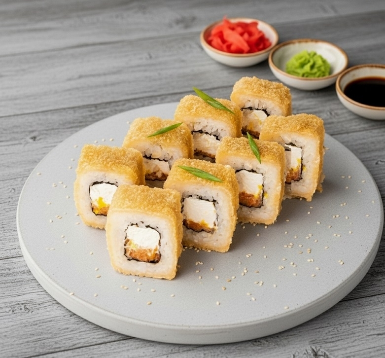 Лосось спайси темпура