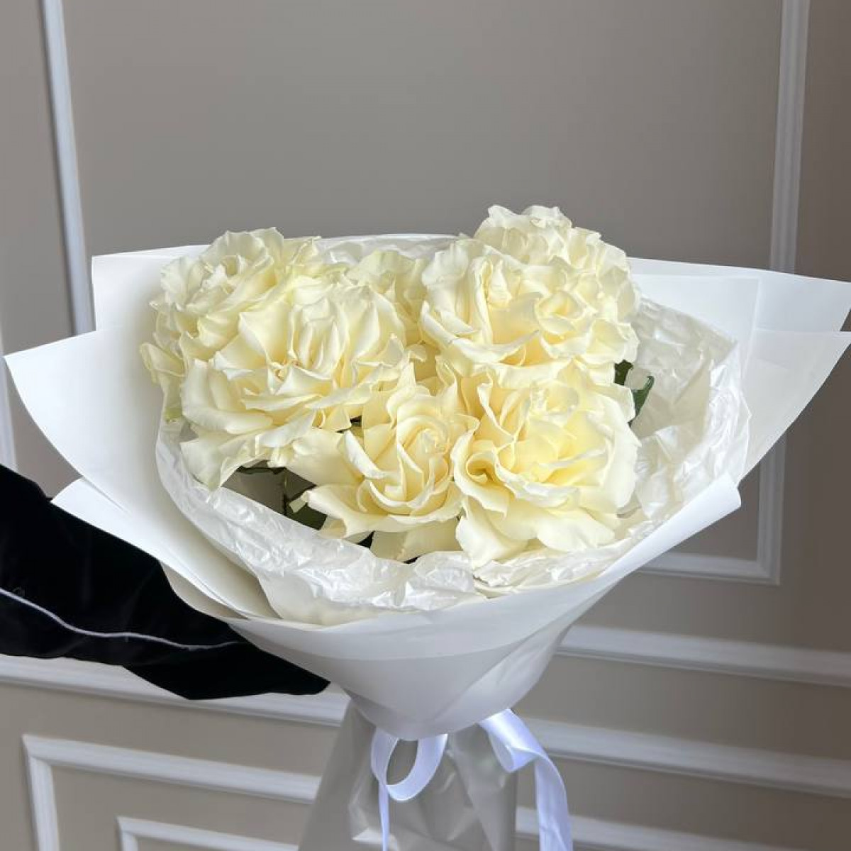 Моно букет из французских роз (предзаказ)