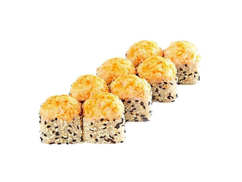 Запечённый ролл с кальмаром