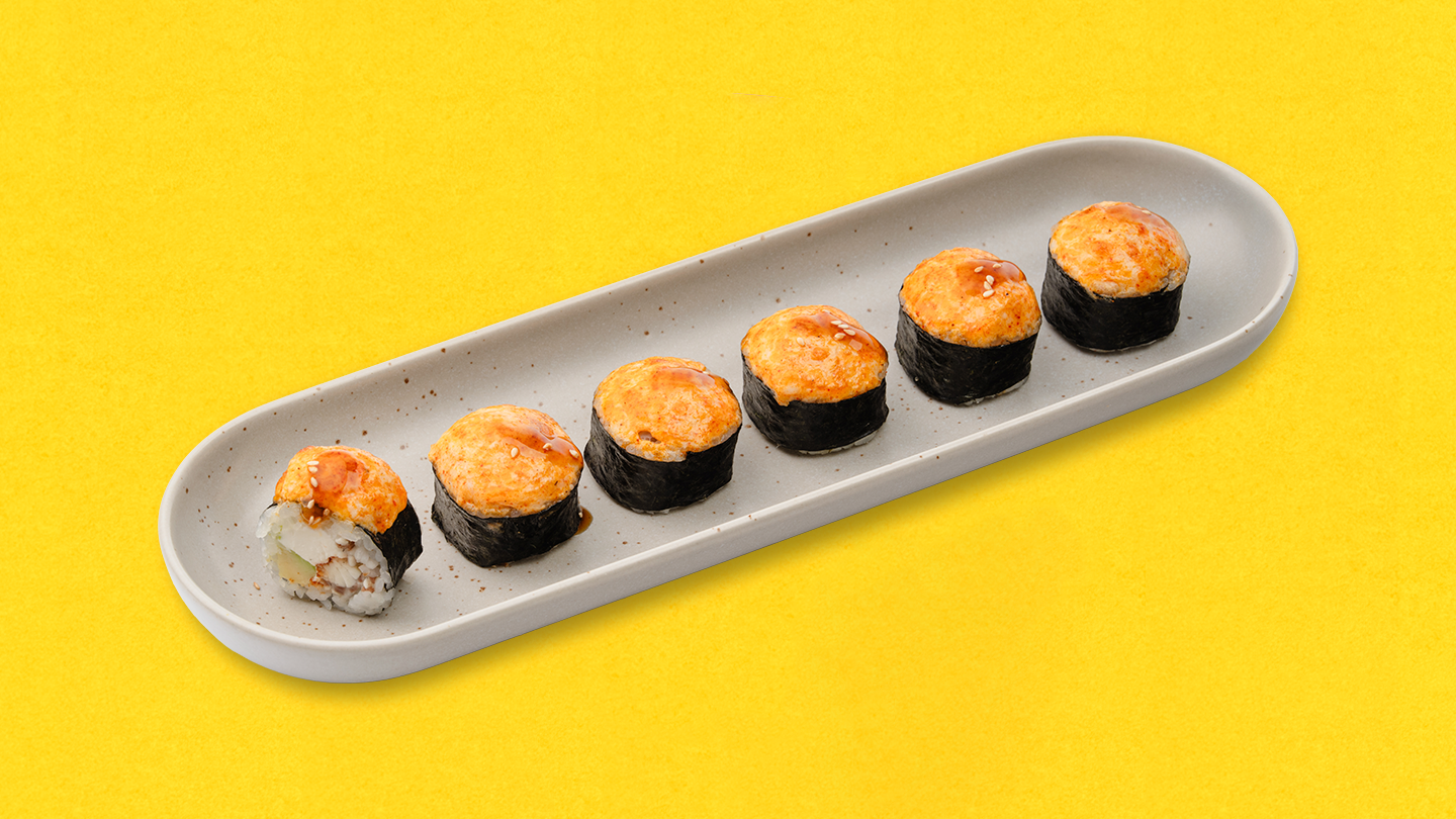 Запеченный  ролл угорь