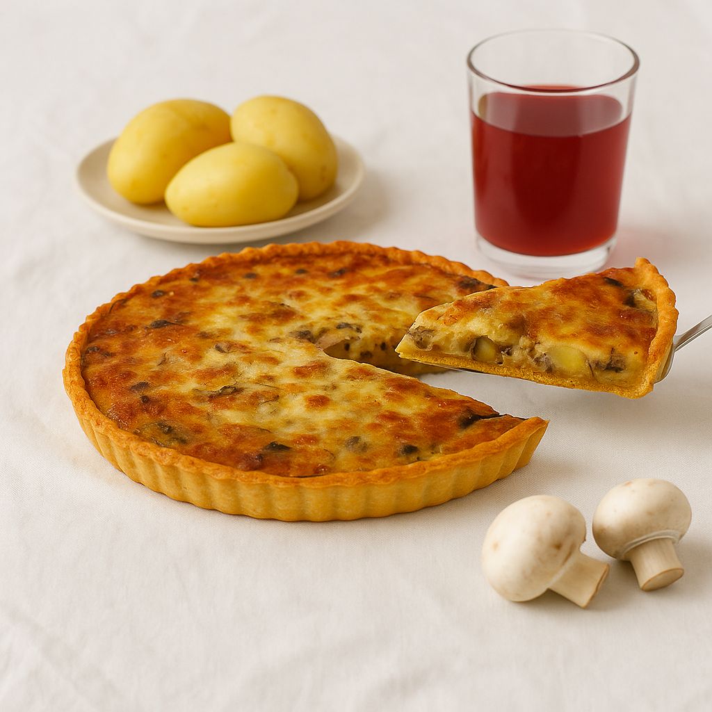 С картошечкой и грибочками, большой