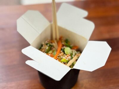 Лапша рисовая с морепродуктами