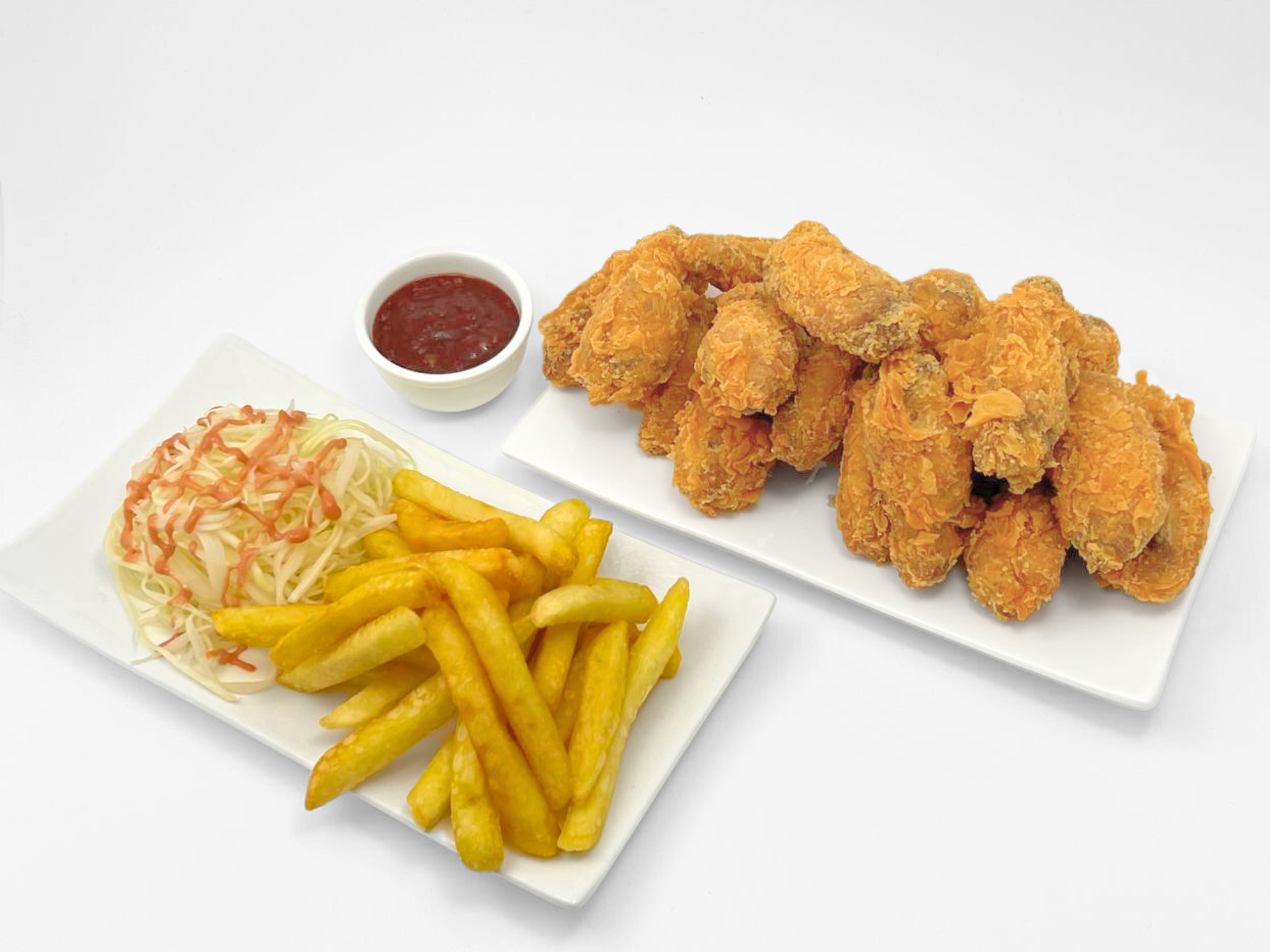 Куриные крылышки во фритюре с Яннем соусом, 500 г