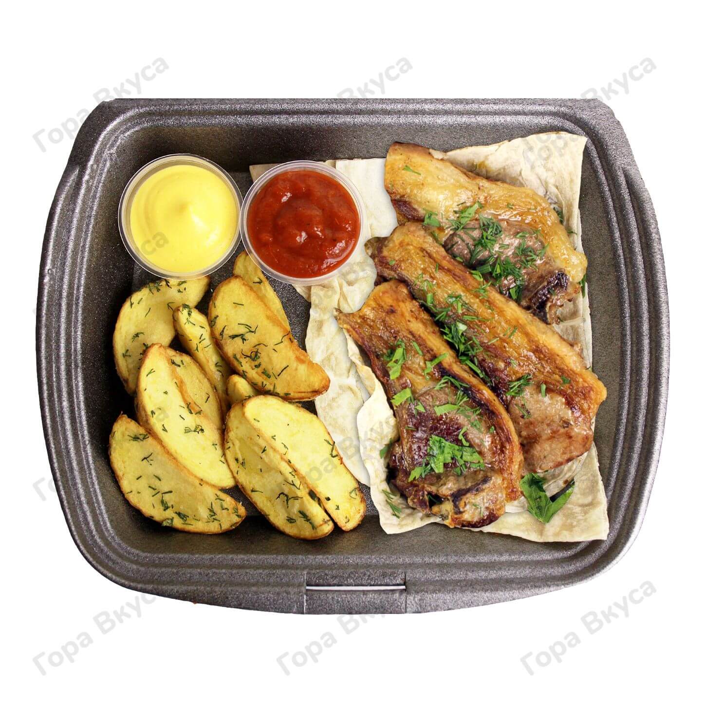 Корейка баранина на углях (гарнир 4)