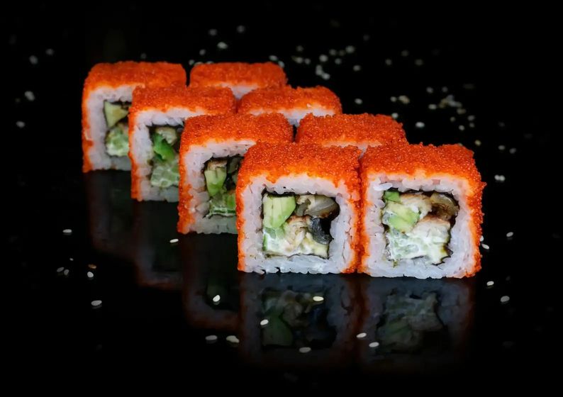 Калифорния с угрем