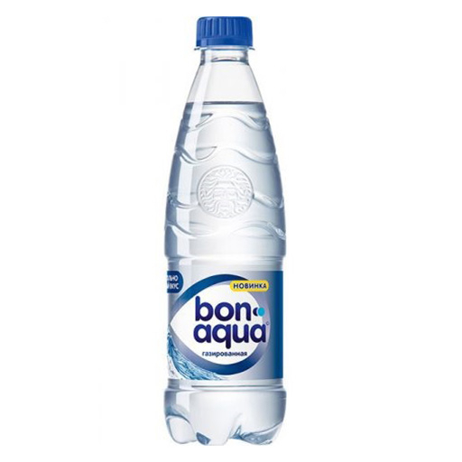 Газ. вода: Бон Аква газ 0,5л