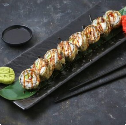 Ролл Дабл фиш Hot с угрем2