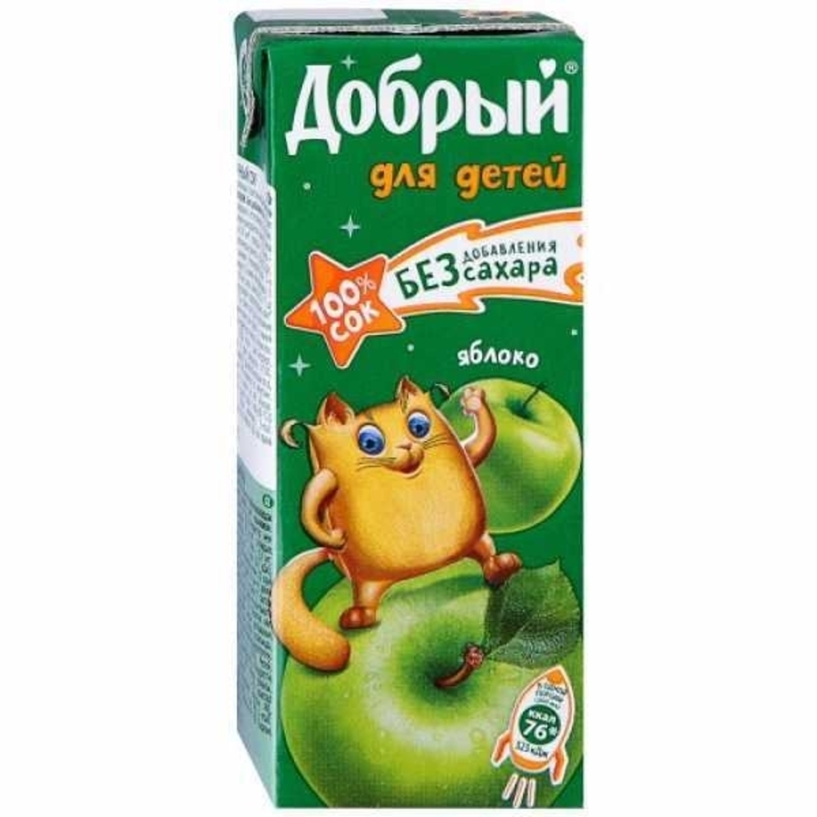 Сок Добрый Яблочный 0,22 л