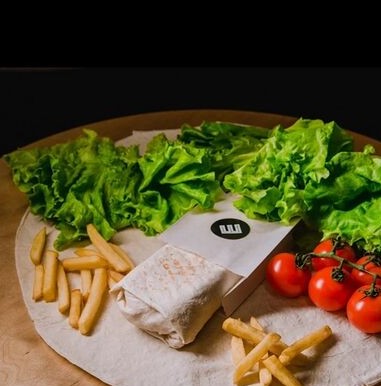 Шаурма с картошкой фри