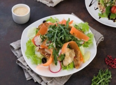 Овощной с куриным филе