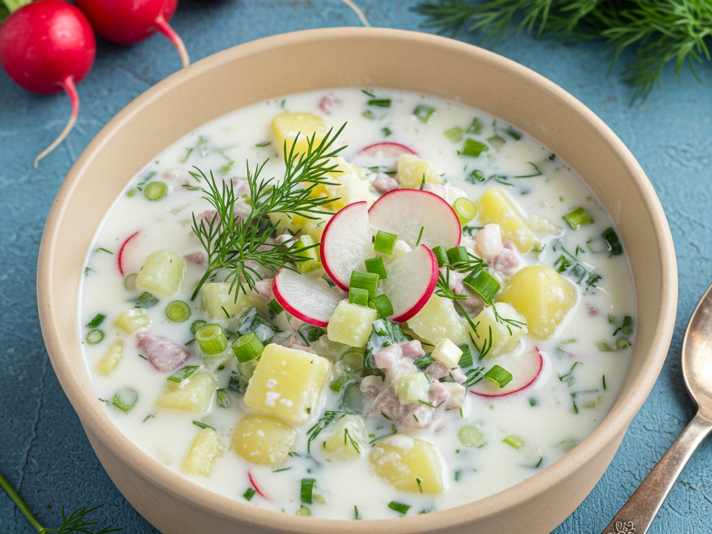 Окрошка на айране