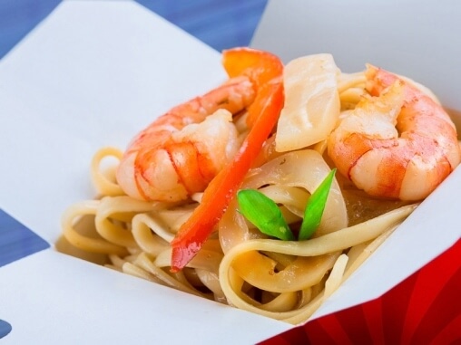Лапша Удон с морепродуктами