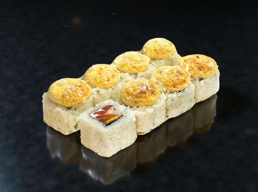 Ролл "Мидори" запечённый