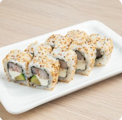 Сливочная креветка ролл