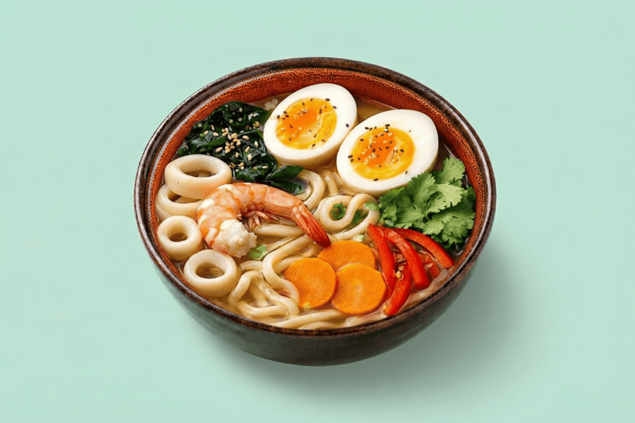 Рамен с морепродуктами