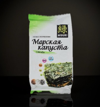 Морская капуста Midori с васаби
