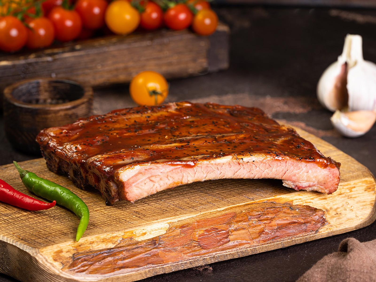 Свиные ребра BBQ